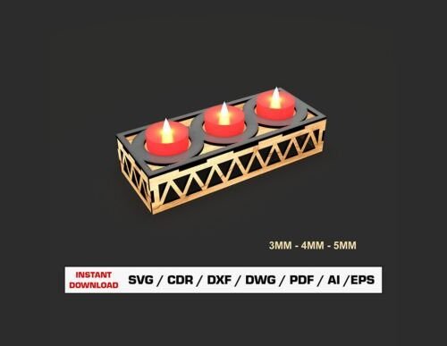 Portavelas 7 Creativo Digital